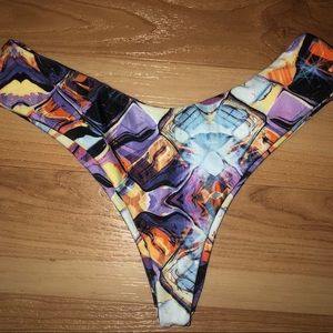 Whale-Tale Thong Bikini